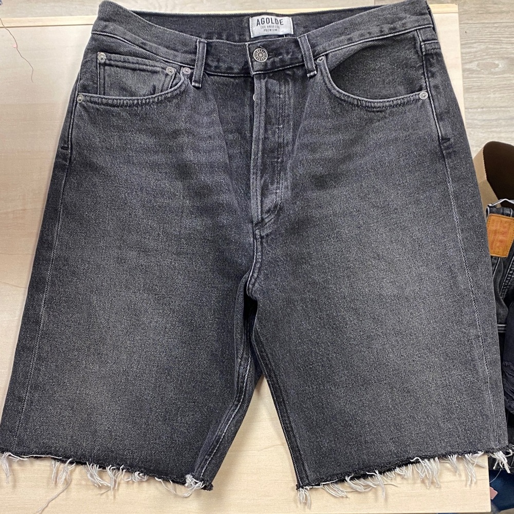 Agolde womens Charcoal Jean Shorts sz 29